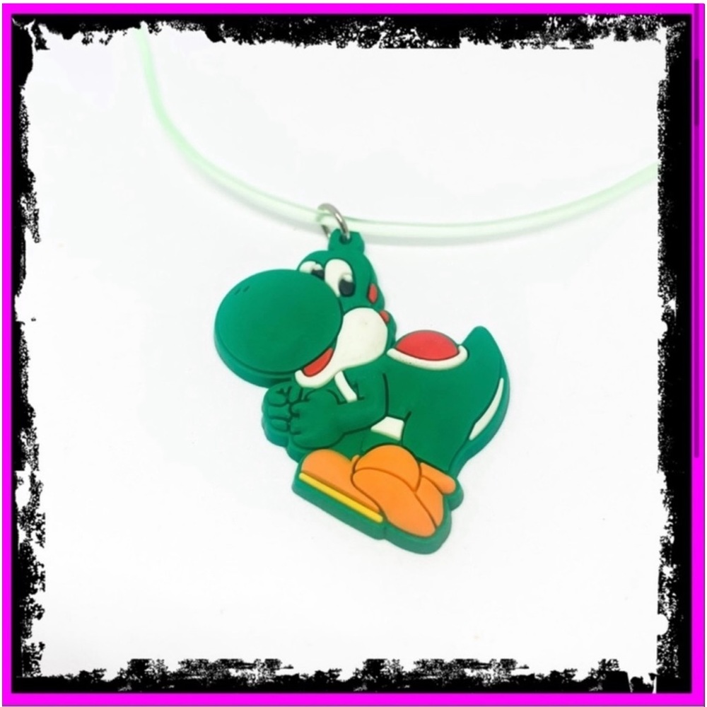 New Unisex Yoshi Lovers Nintendo Figure Pendant Adjustable Necklace - Picture 4 of 9